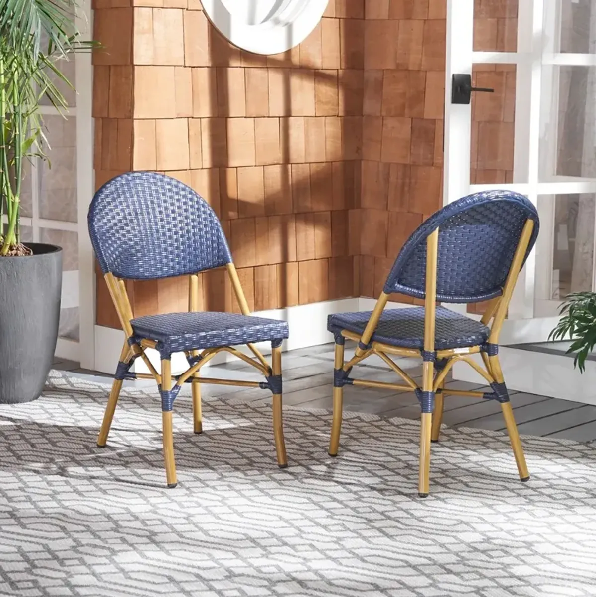 BARROW INDOOR OUTDOOR SIDE CHAIR  - Set of 2