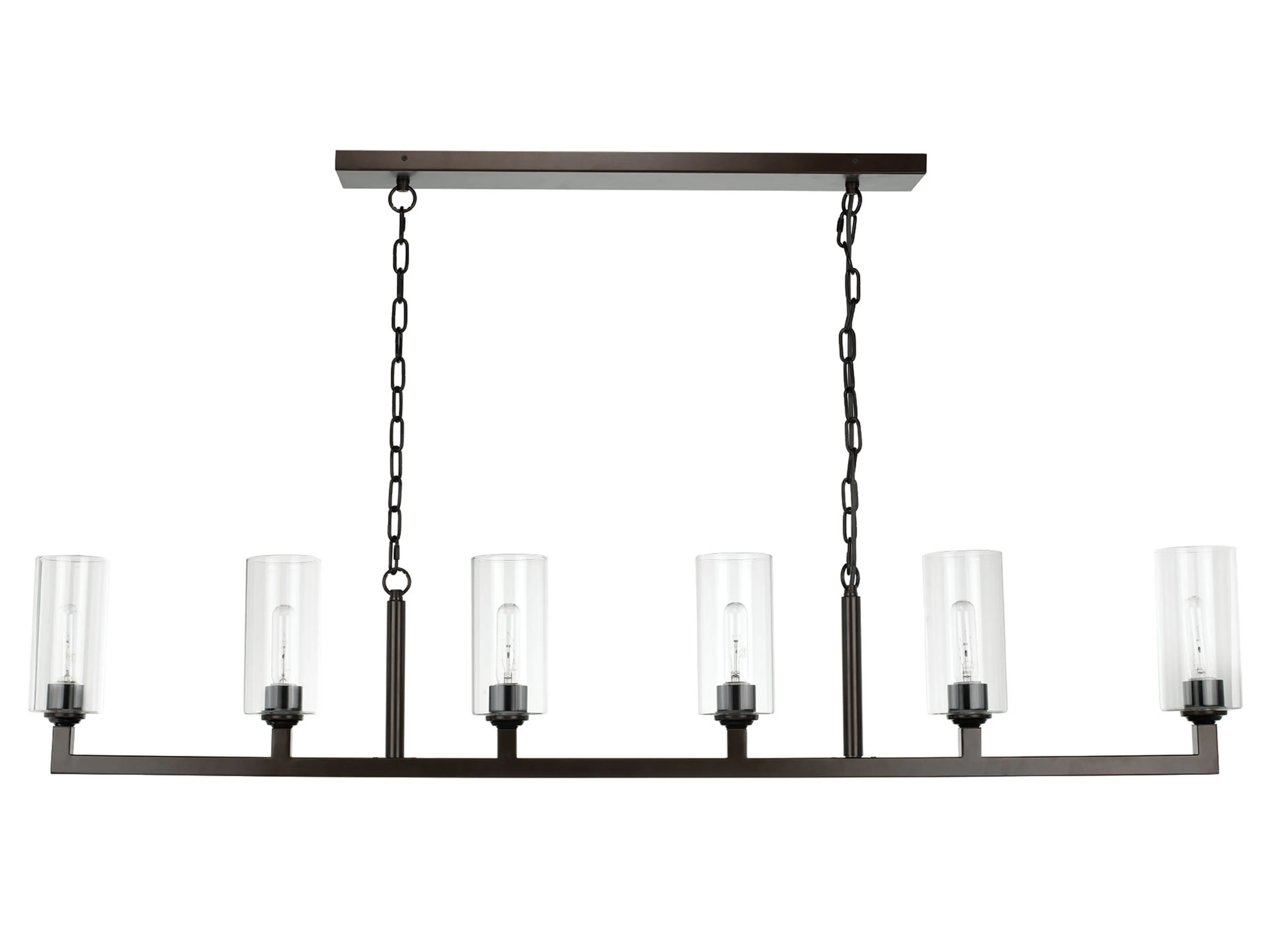 Linear 6-Light Chandelier