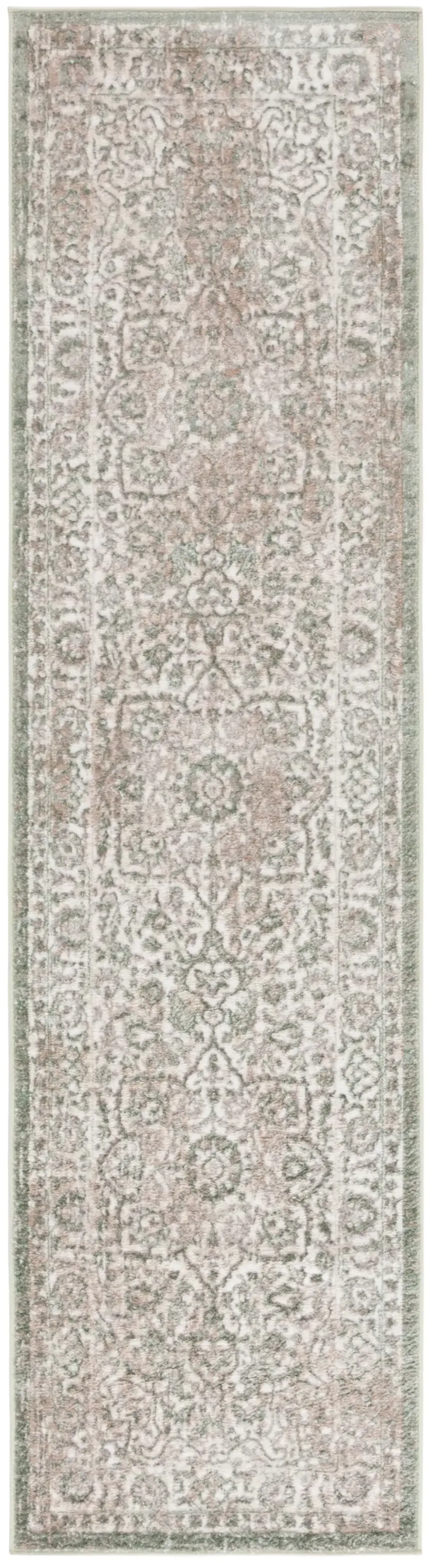 ORCHARD 212 GREEN  2'-2' x 8' Runner Rug