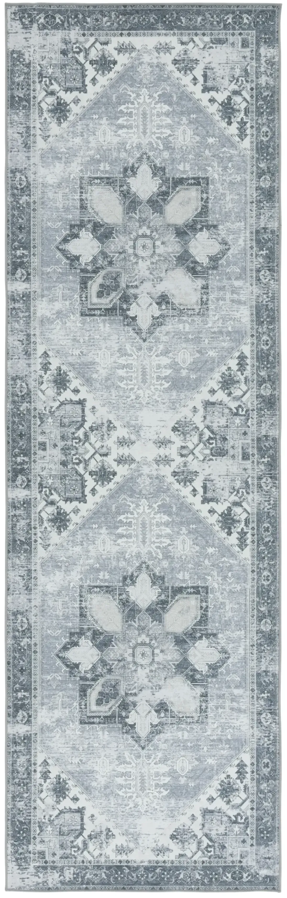 TUCSON 102 M/W S/R GREY 2'-6' x 8' Runner Rug