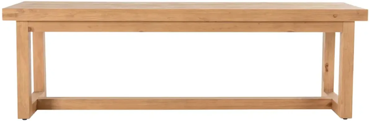 Fenmore Dining Bench Natural by Kosas Home