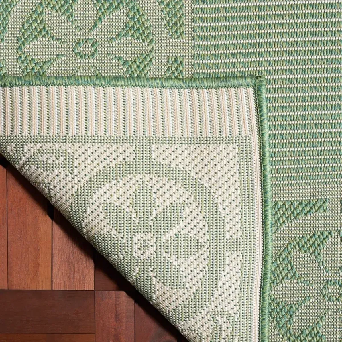 BERMUDA 838 Green 9' X 12' Large Rectangle Rug