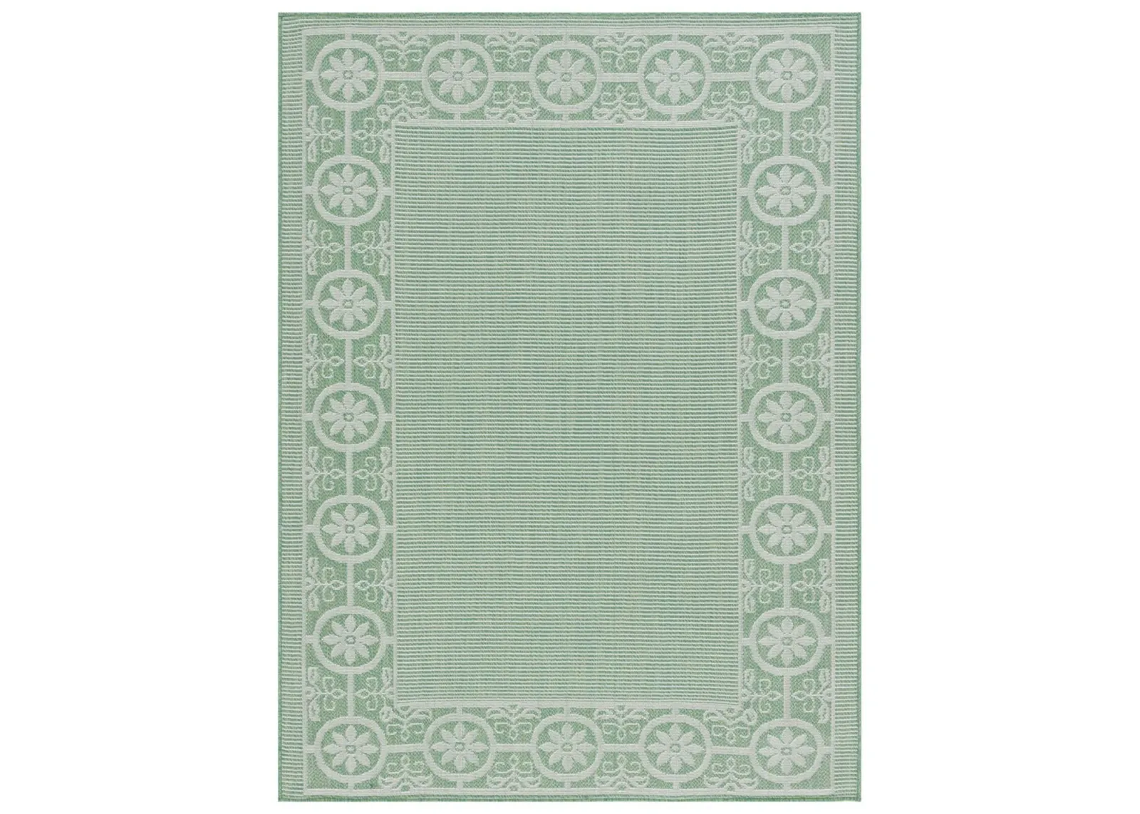 BERMUDA 838 Green 9' X 12' Large Rectangle Rug