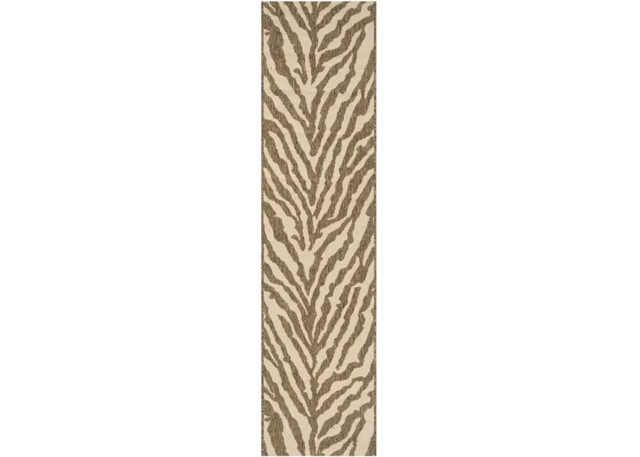 BEACH HOUSE Collection BHS182A-28 Cream / Beige 2'-2" X 8'