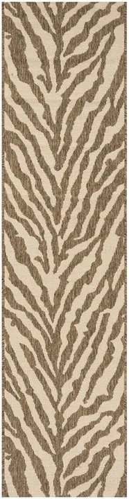 BEACH HOUSE Collection BHS182A-28 Cream / Beige 2'-2" X 8'