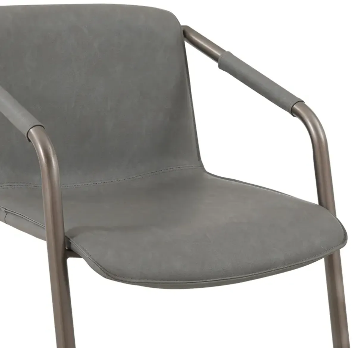 Indy Grey Faux Leather Dining Chair