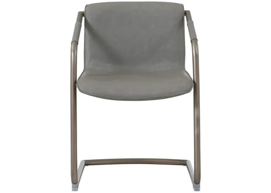 Indy Grey Faux Leather Dining Chair