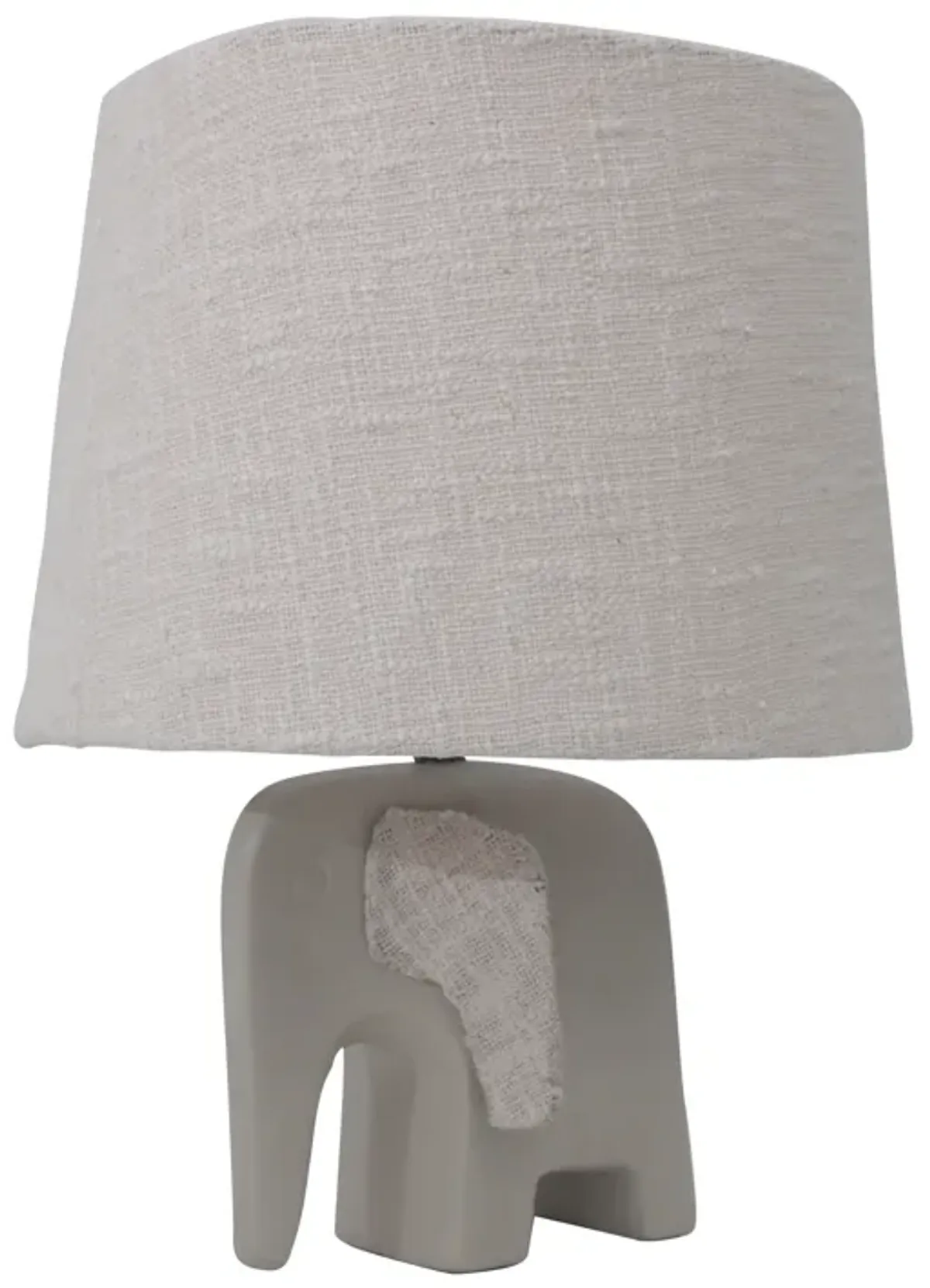 18" Elephant Table Lamp