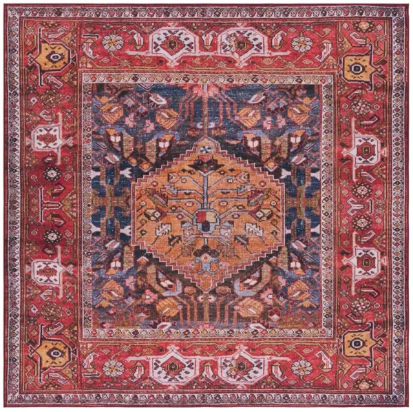 TUCSON 127 M/W S/R NAVY  8' x 8' Square Square Rug