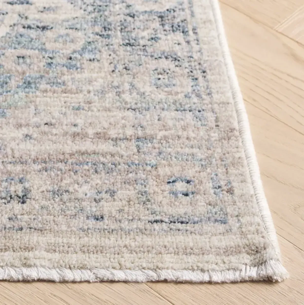 ANTIQUE PATINA 632 BLUE  2'-4' x 8' Runner Rug