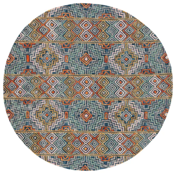 ASPEN Hand Tufted 6' x 6' Round area rug