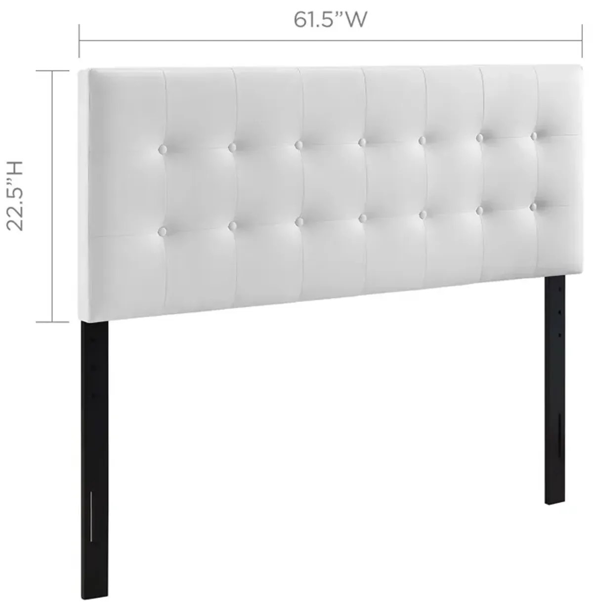 Emily Queen Upholstered Vinyl Headboard