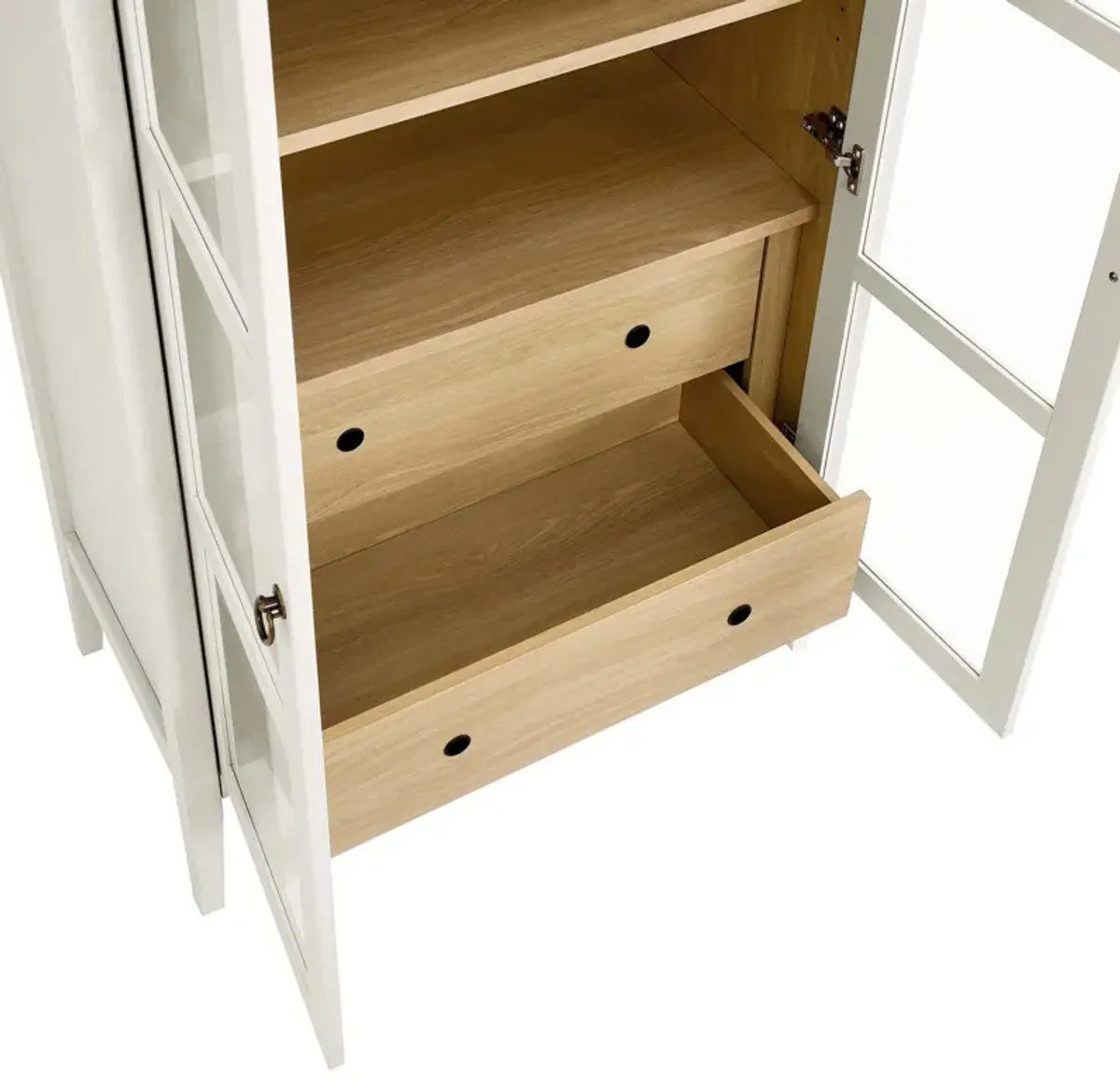 Nolan Tall Storage Display Cabinet