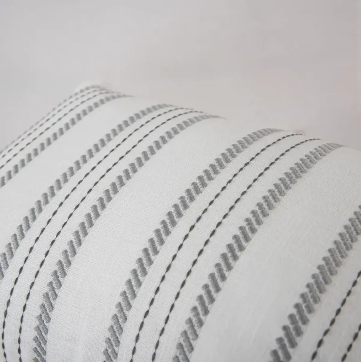 woven pillow with embroidery-Poly Filled Pillow