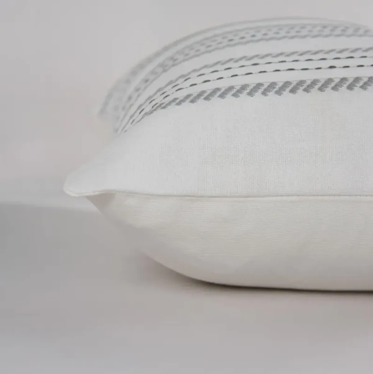 woven pillow with embroidery-Poly Filled Pillow