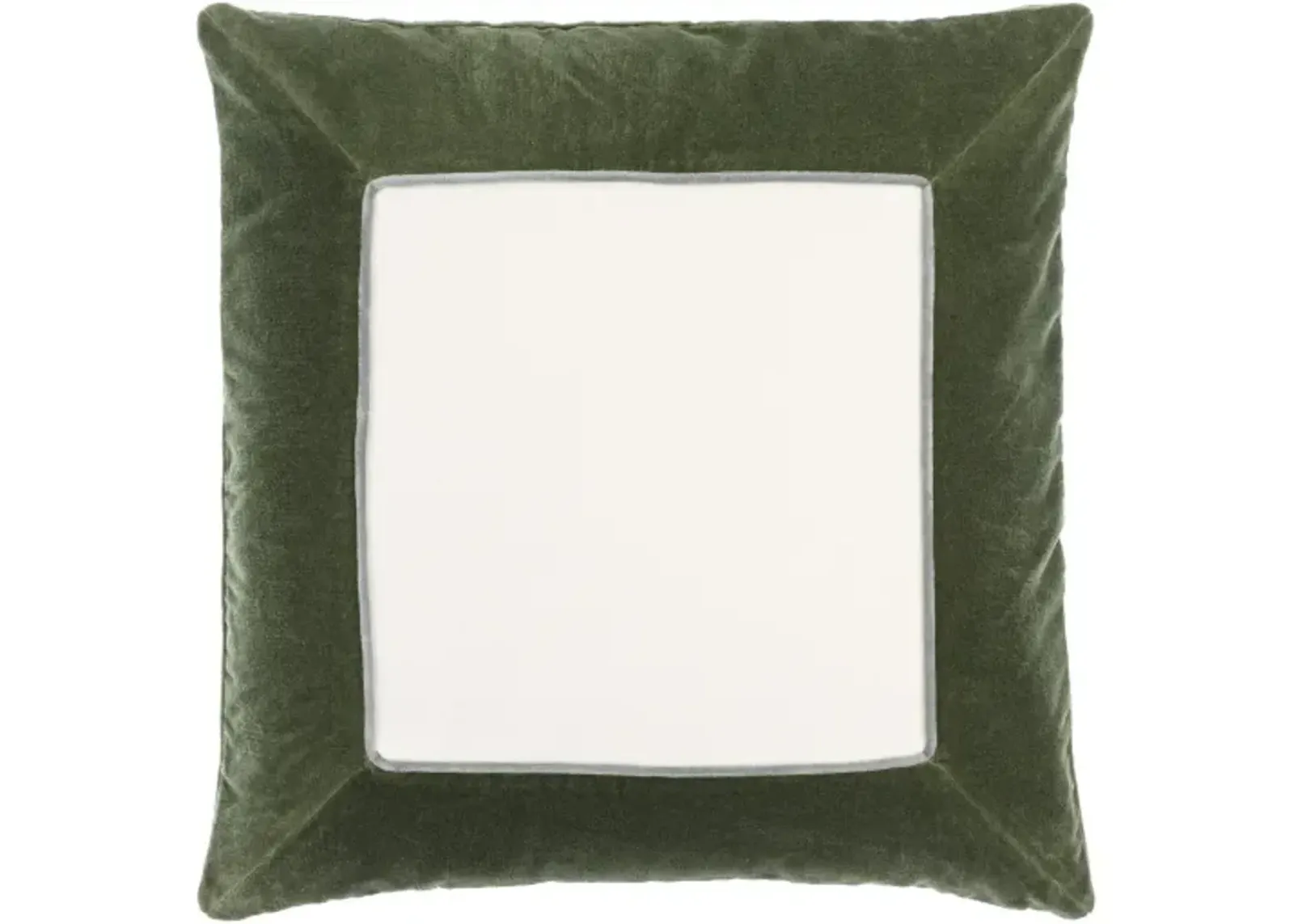 Squared SQA-003 20"L x 20"W Accent Pillow  - Down Insert