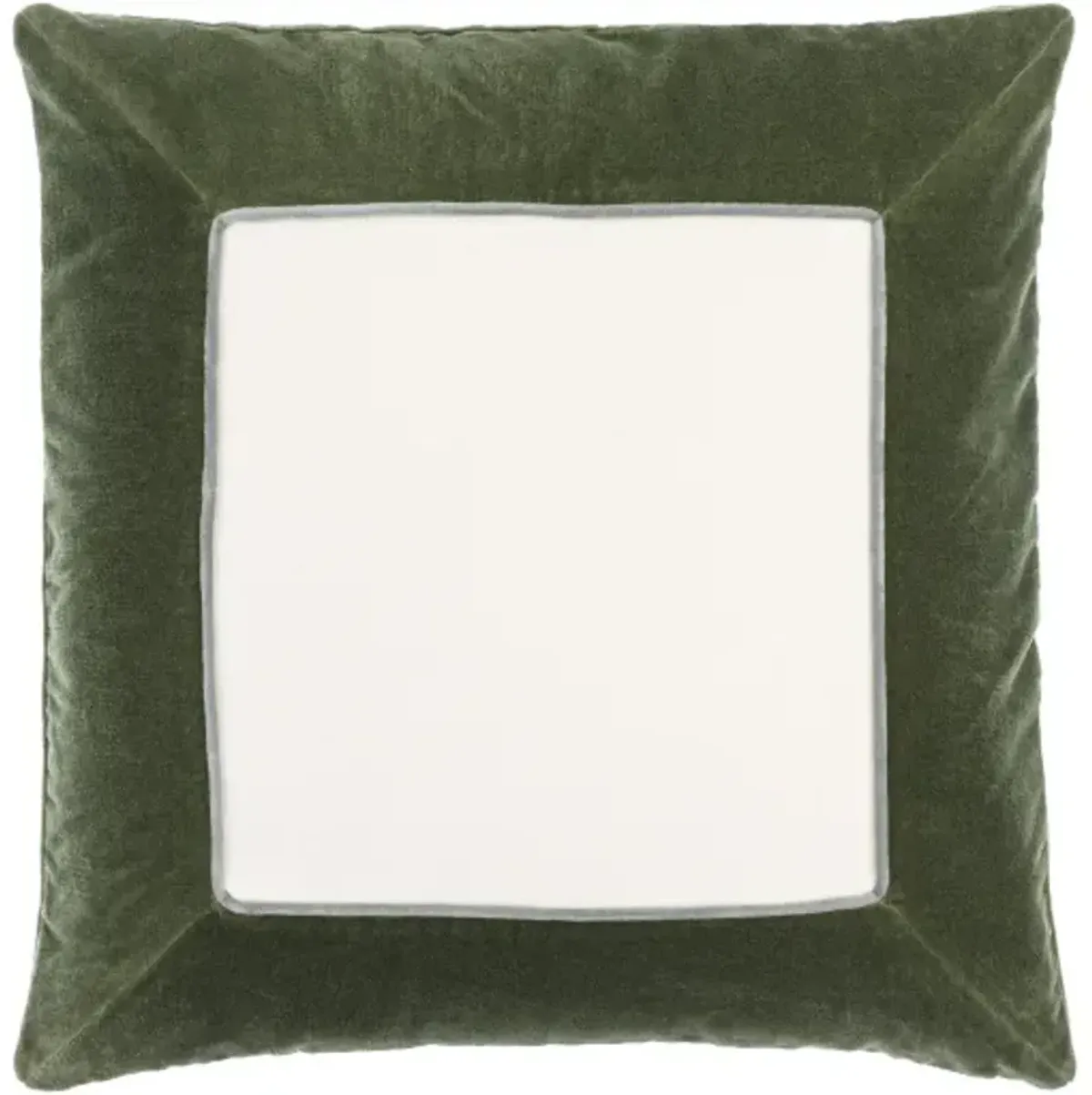 Squared SQA-003 20"L x 20"W Accent Pillow  - Down Insert