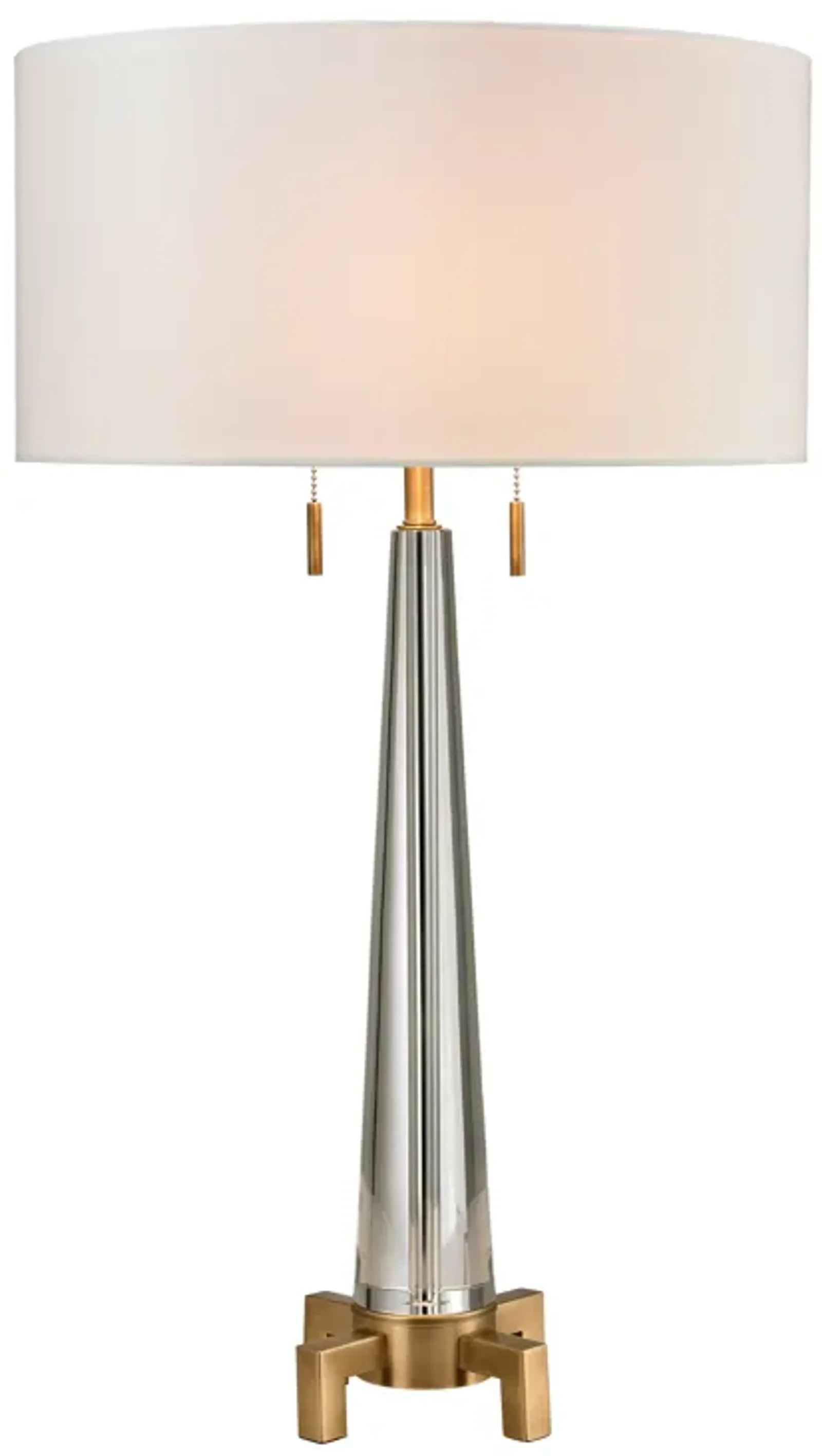 Bedford 30" High 2-Light Table Lamp - Aged Brass