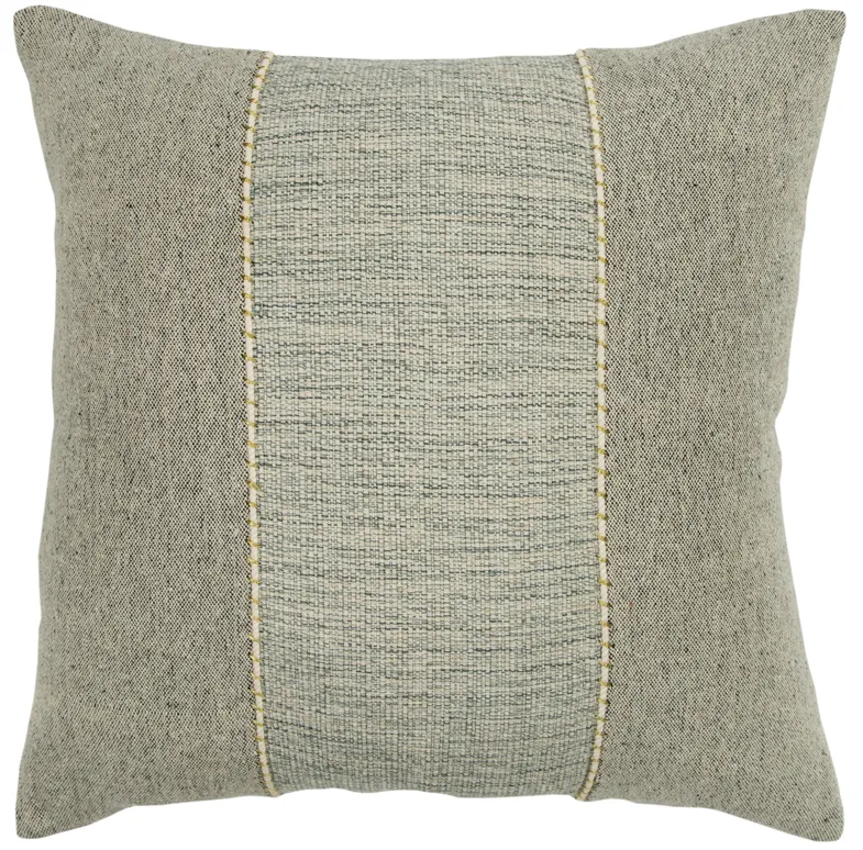 Donny Osmond Color Block Gray Pillow