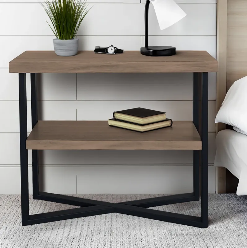 CH Wheat/Navy Reagan End Table