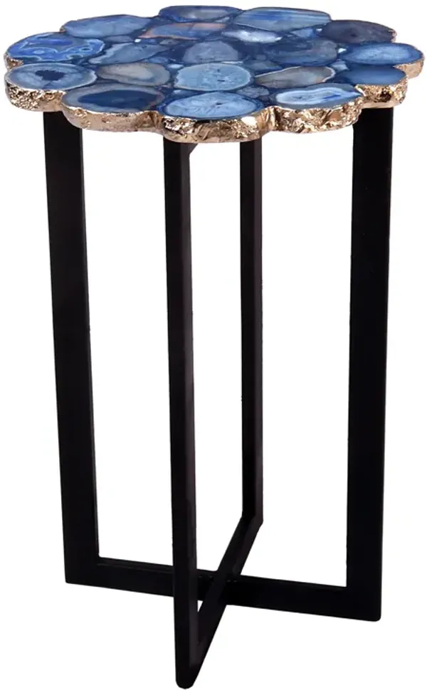 Azul Agate Accent Table