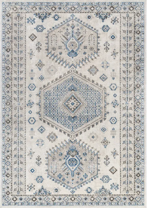 Basel BOS-2300 6'5" x 9' Machine Woven Rug