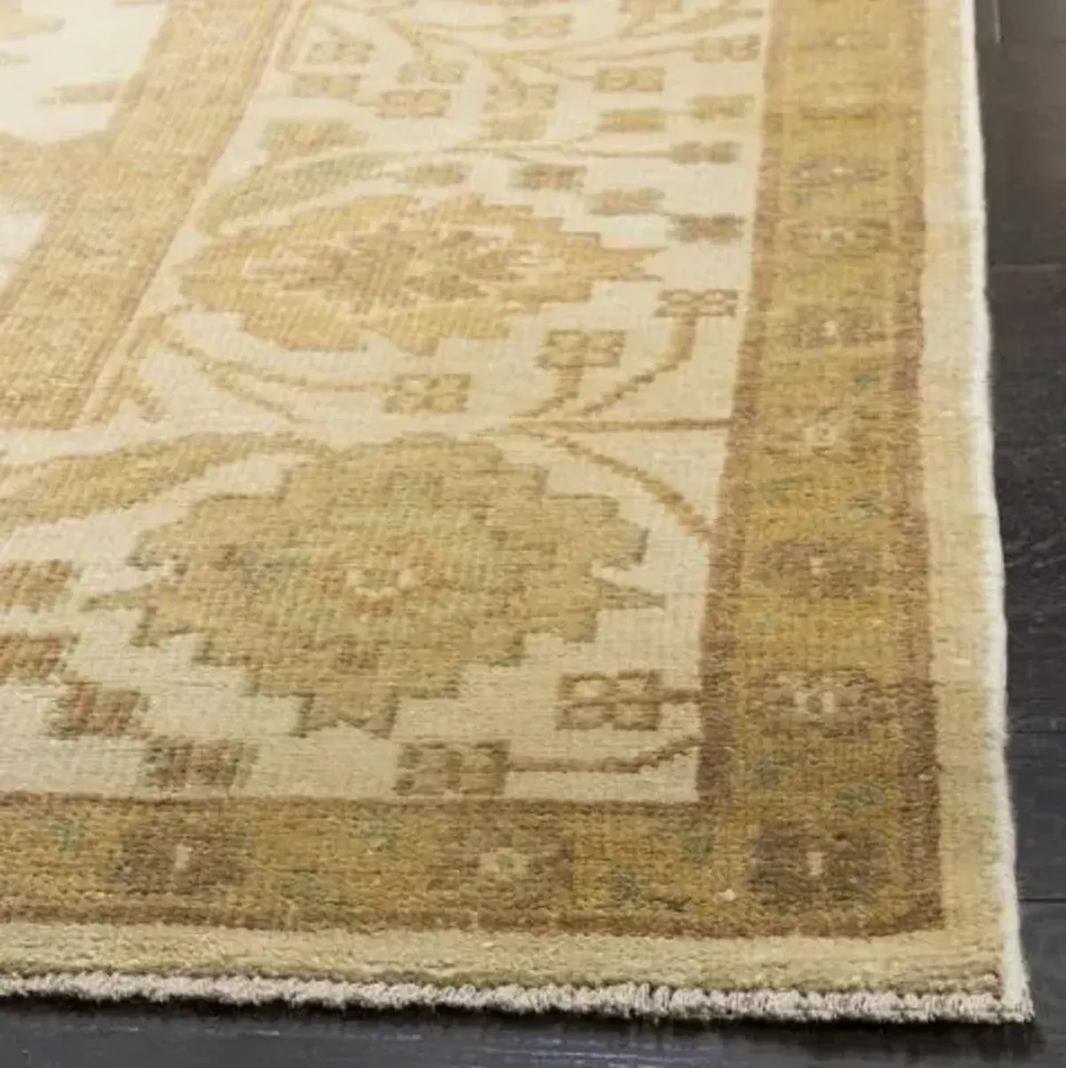 OSH145 Beige  9' X 12' Large Rectangle Rug