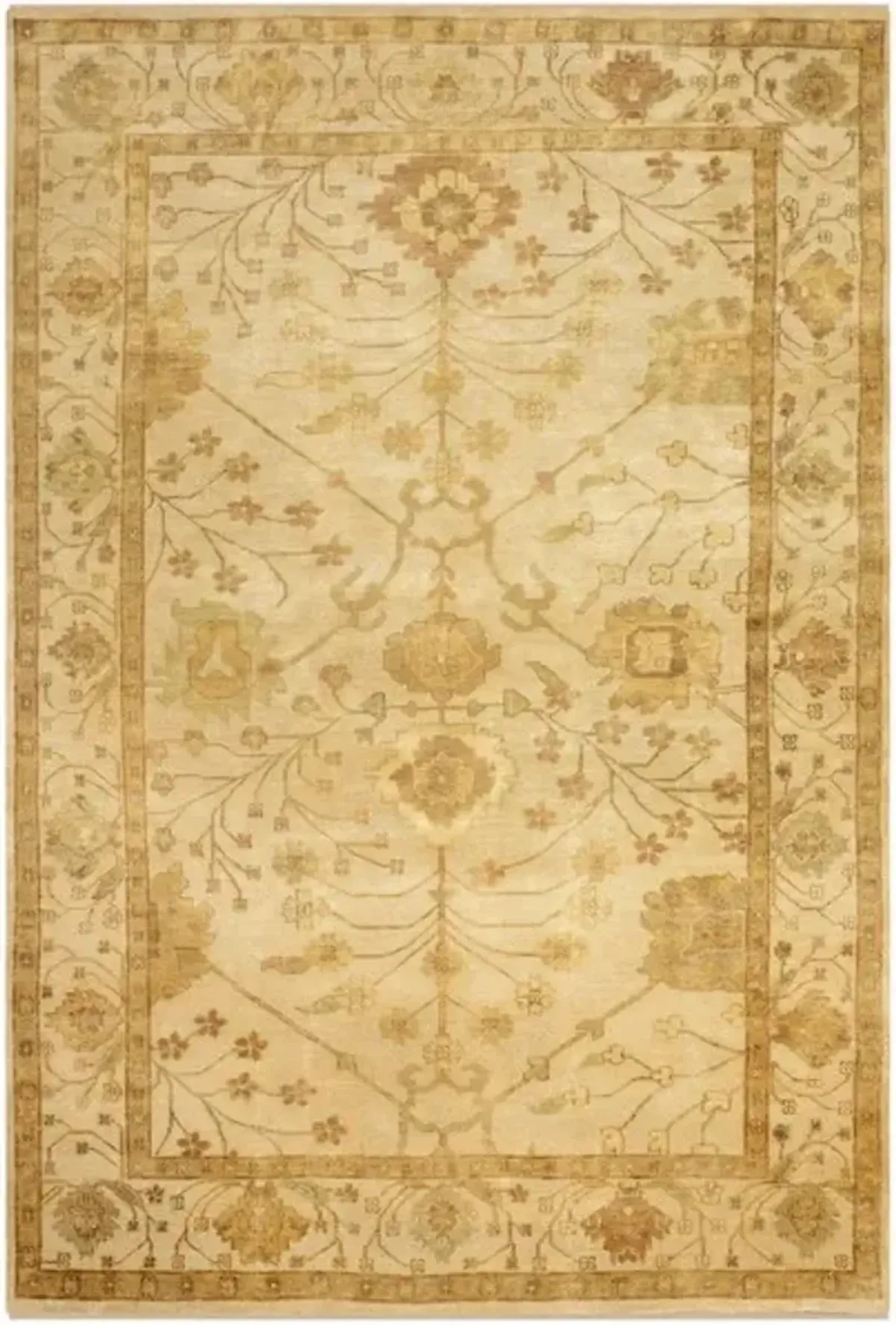 OSH145 Beige  9' X 12' Large Rectangle Rug