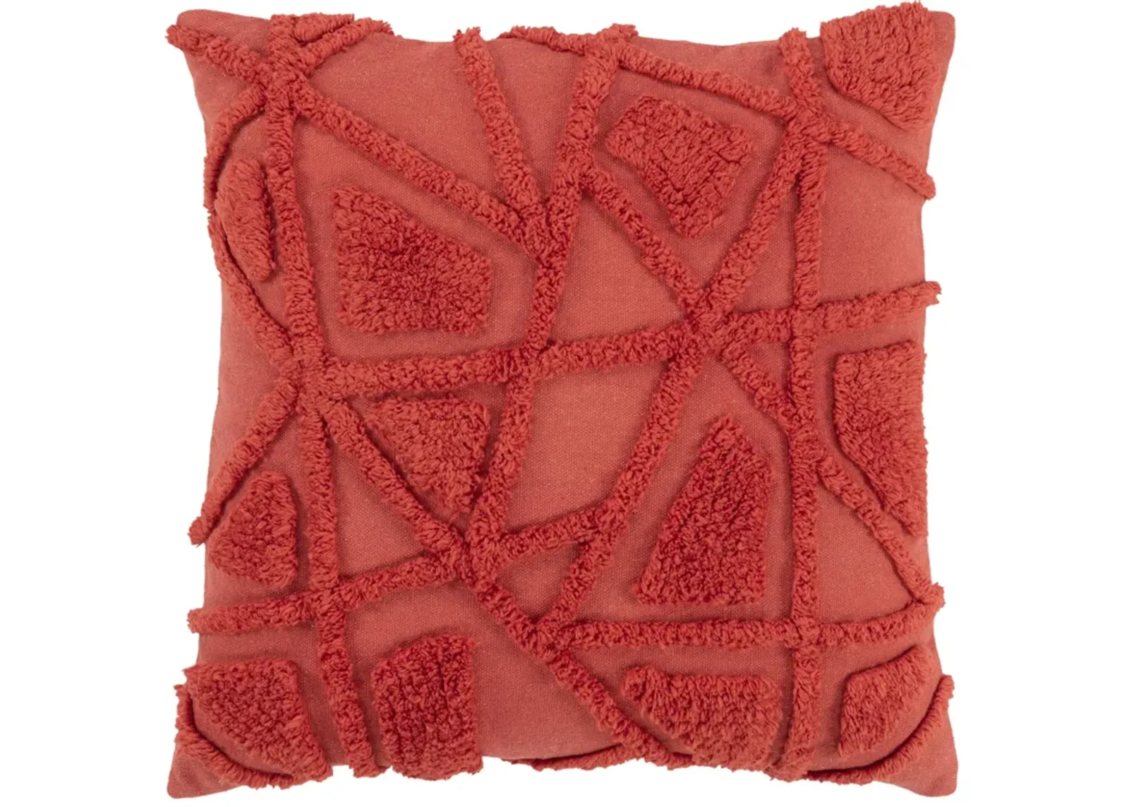 Geometric Coral  Pillow