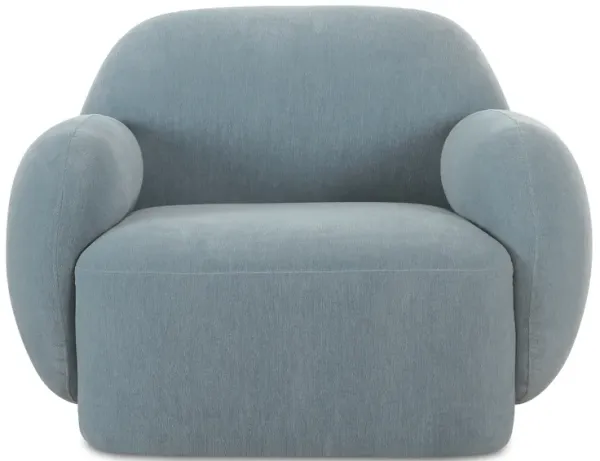 Hazel Lounge Chair Light Blue