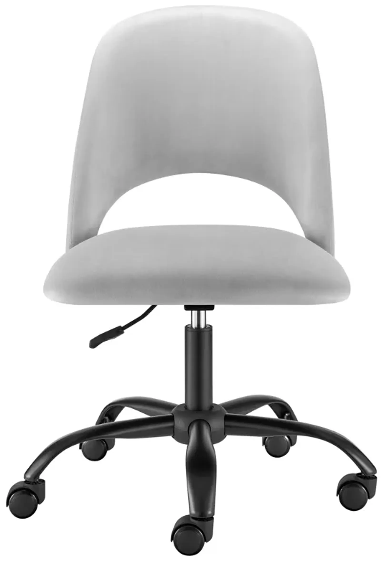 Alby Office Chair in Gray with Black Base