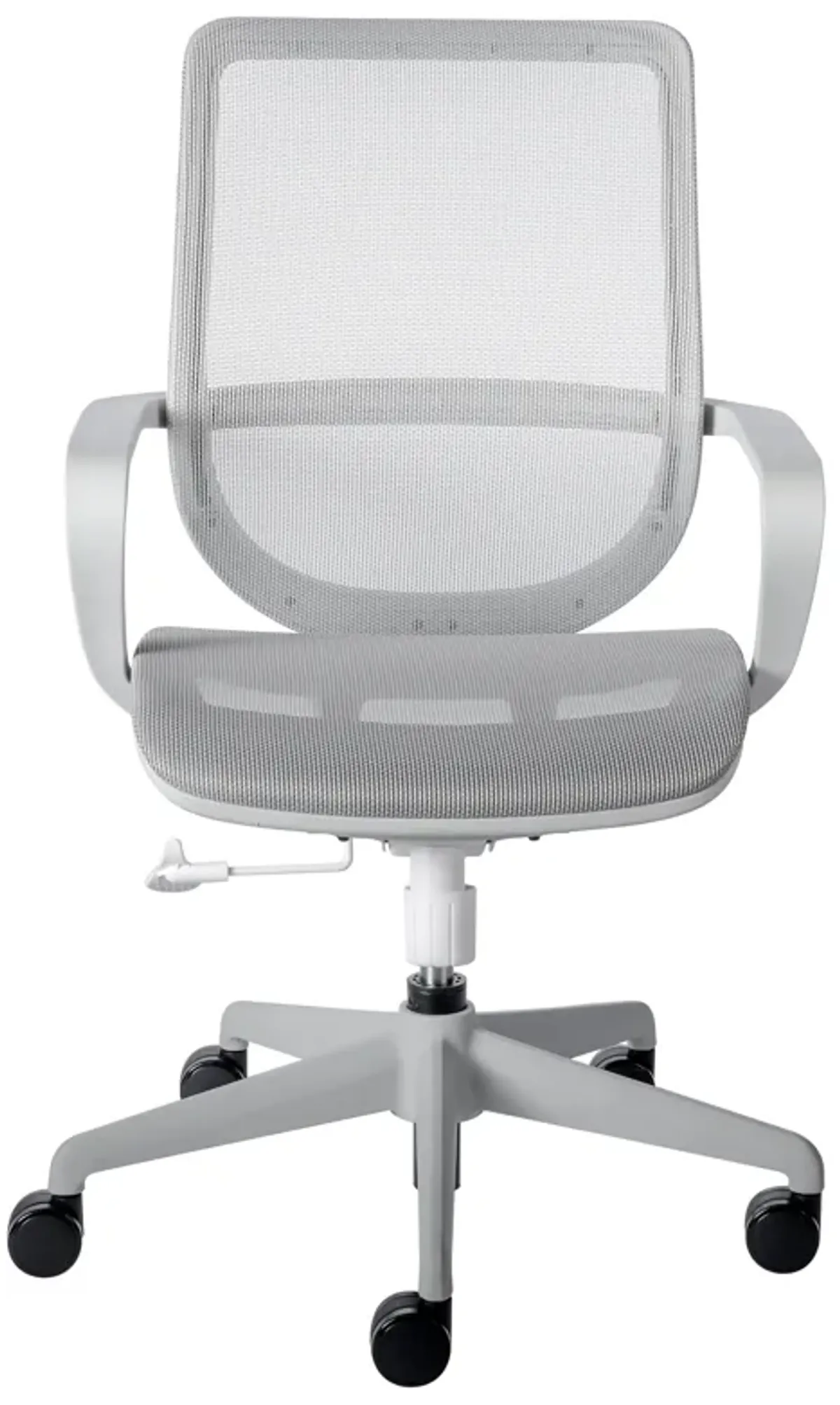 Megan Office Chair in Gray Mesh and Gray Frame