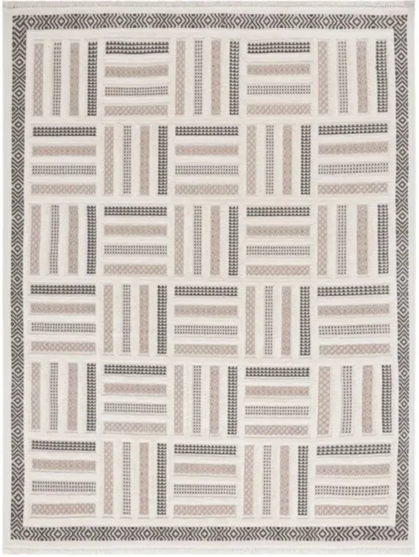 URBAN 212 Beige 8' X 10' Large Rectangle Rug