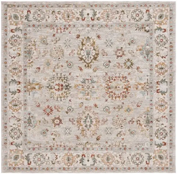 HAMILTON 112 Grey  6'-7' X 6'-7' Square Square Rug