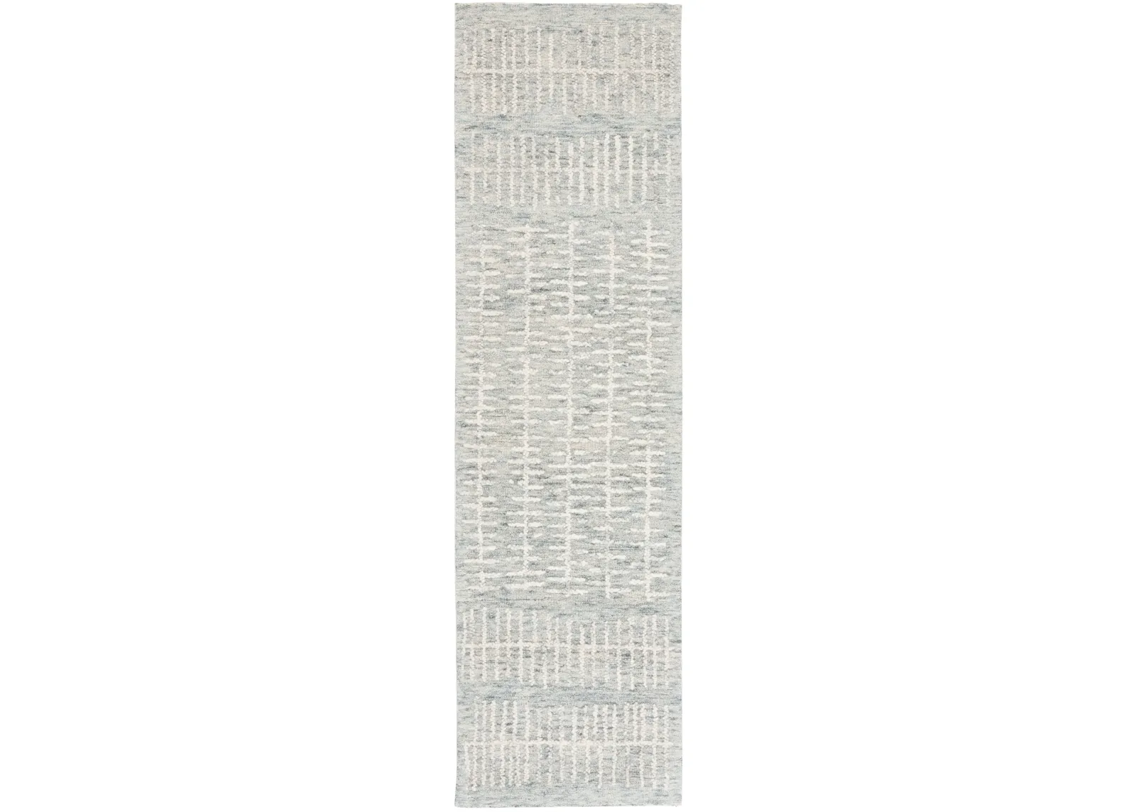 ABSTRACT 283 LIGHT BLUE  2'-3' x 8' Runner Rug