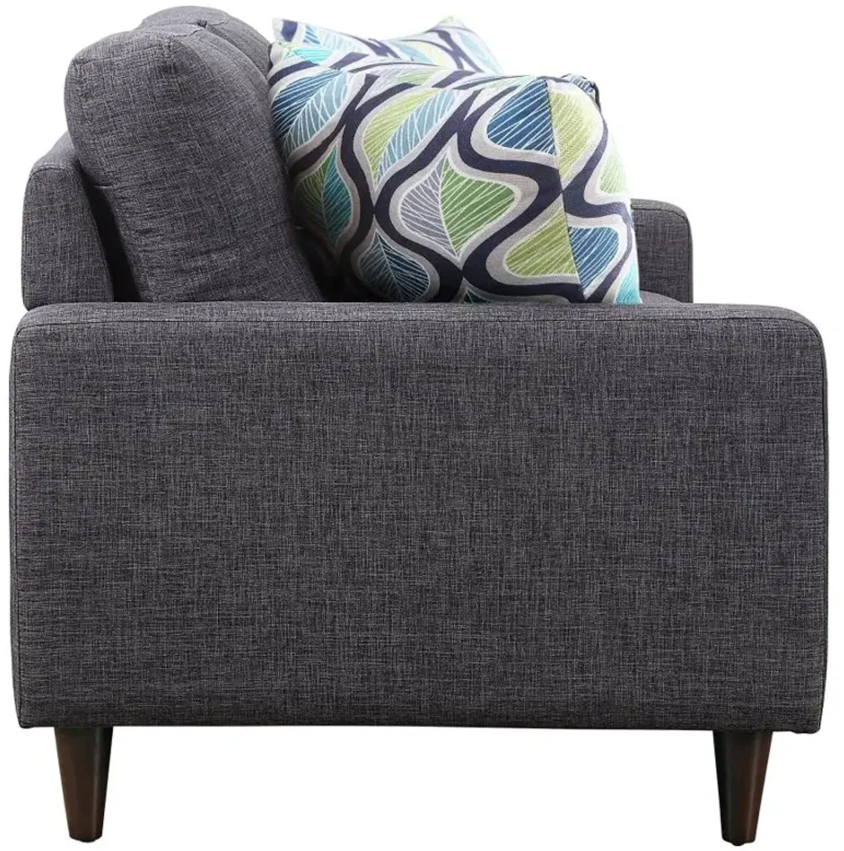 Watsonville Tufted Back Loveseat Grey