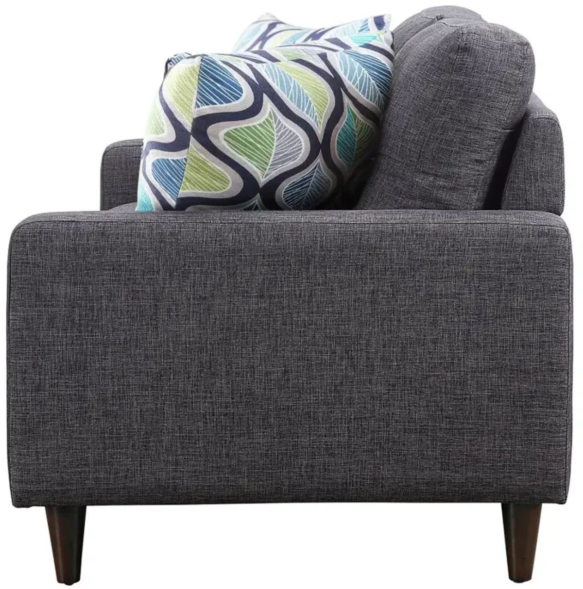 Watsonville Tufted Back Loveseat Grey