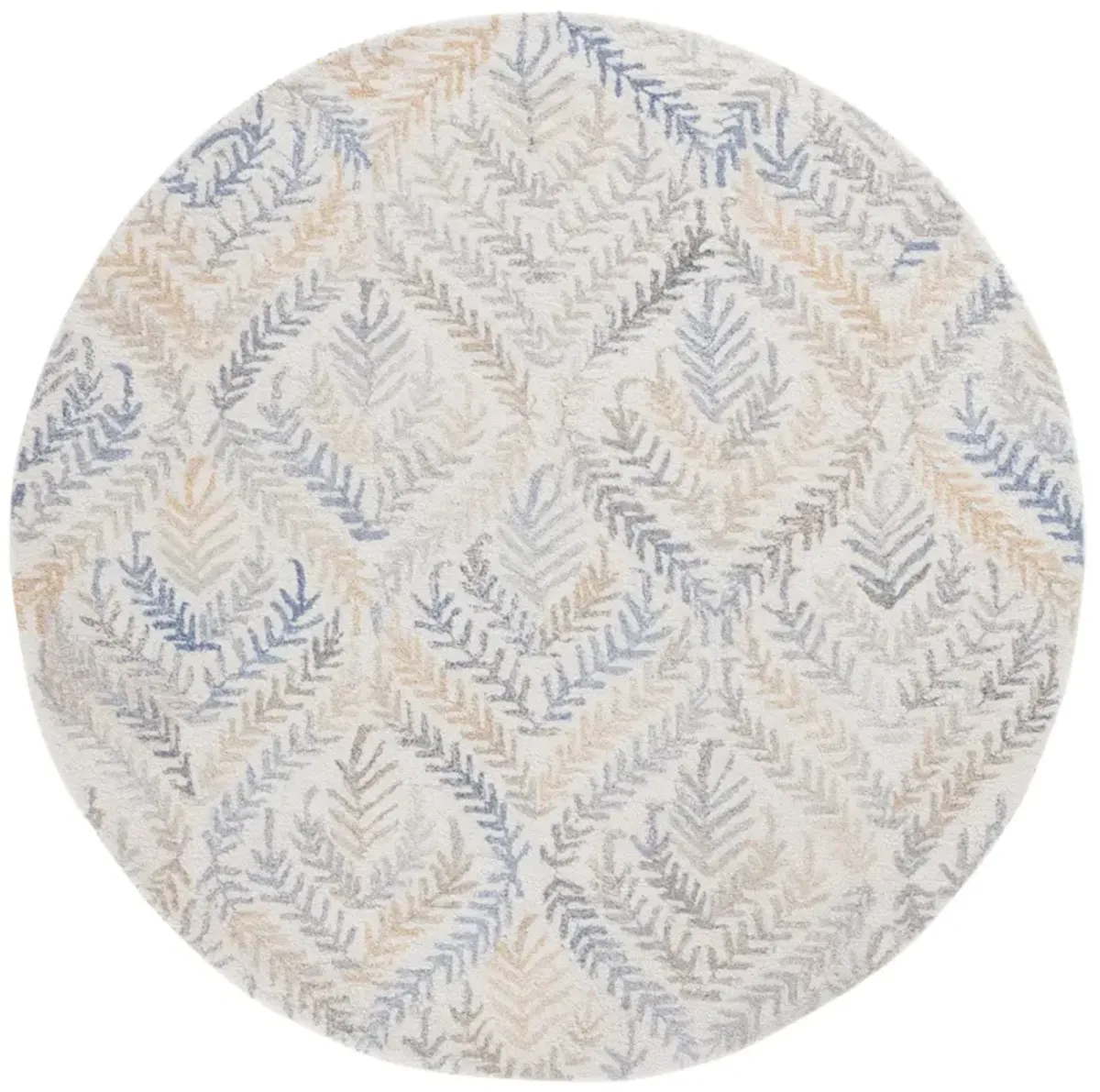 RENEWAL 804 BEIGE  6' x 6' Round Round Rug