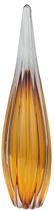 Glass, 19" Paperweight Amber