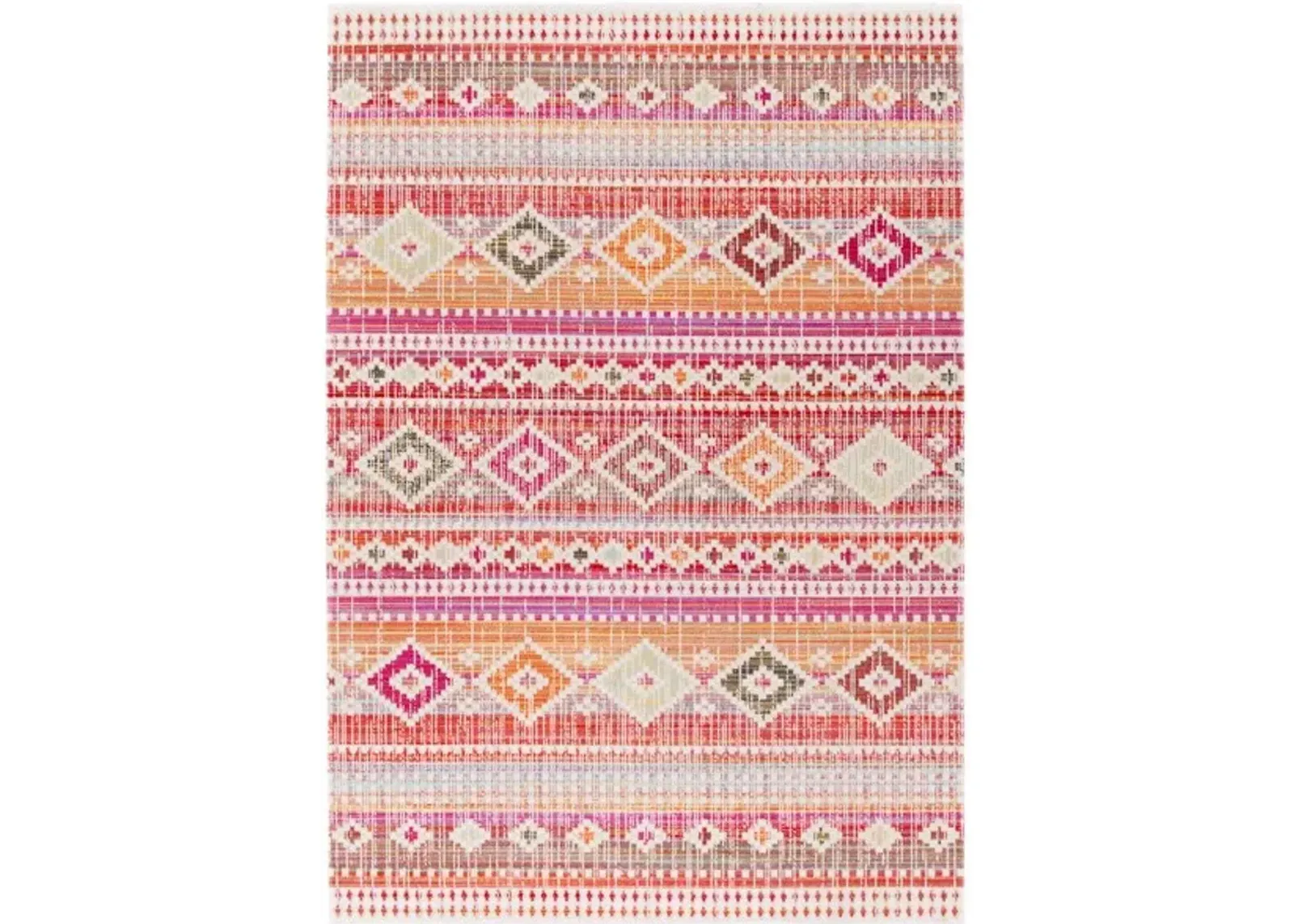 MONTAGE Collection MTG271Q-8 Red / Fuchsia 8' X 10'