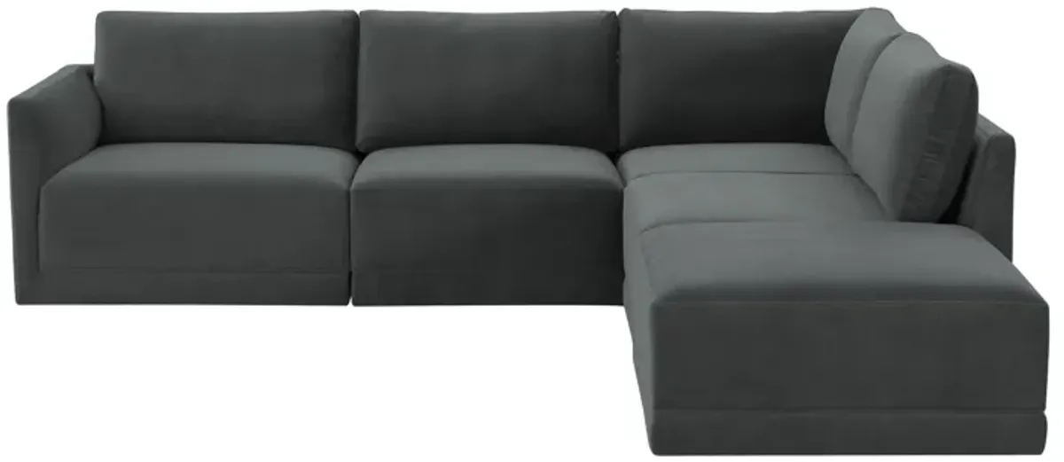 Willow Charcoal Modular RAF Sectional