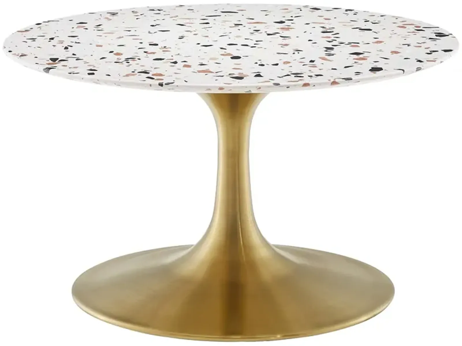 Lippa 28" Round Terrazzo Coffee Table