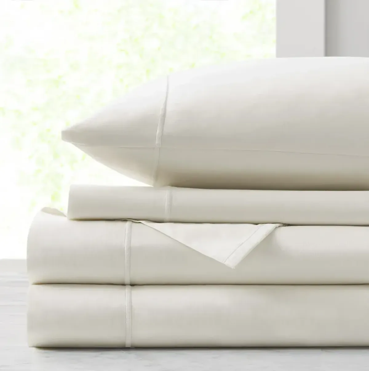 Croscill Luxury Egyptian Ivory 500TC Cotton Sheet Set