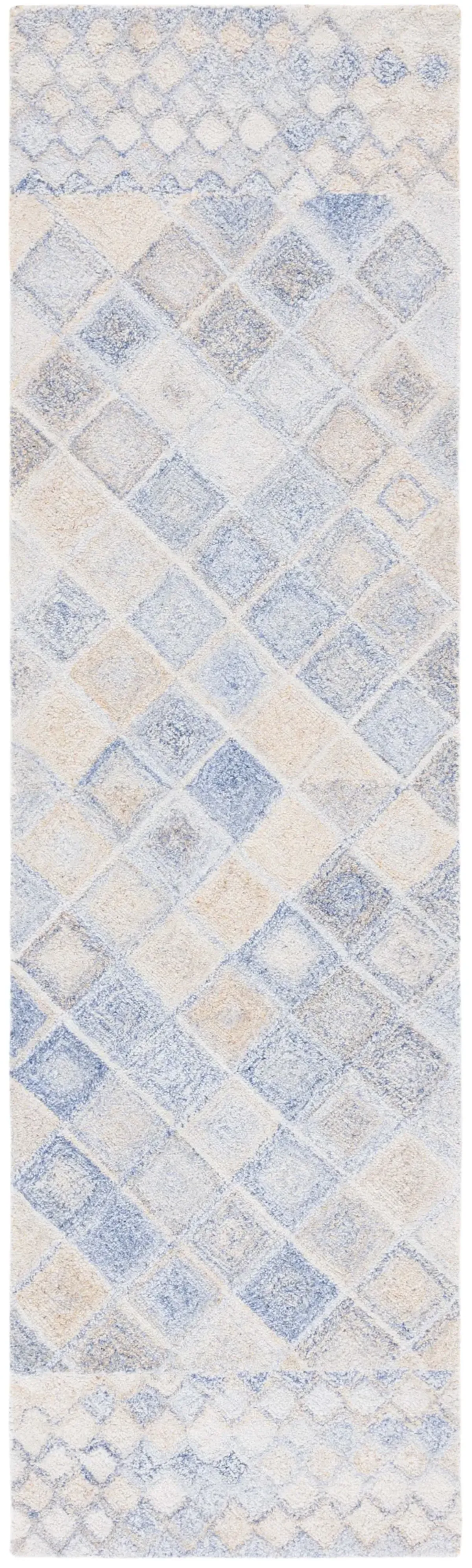 ABSTRACT Hand Tufted 2'-3' x 8' runner