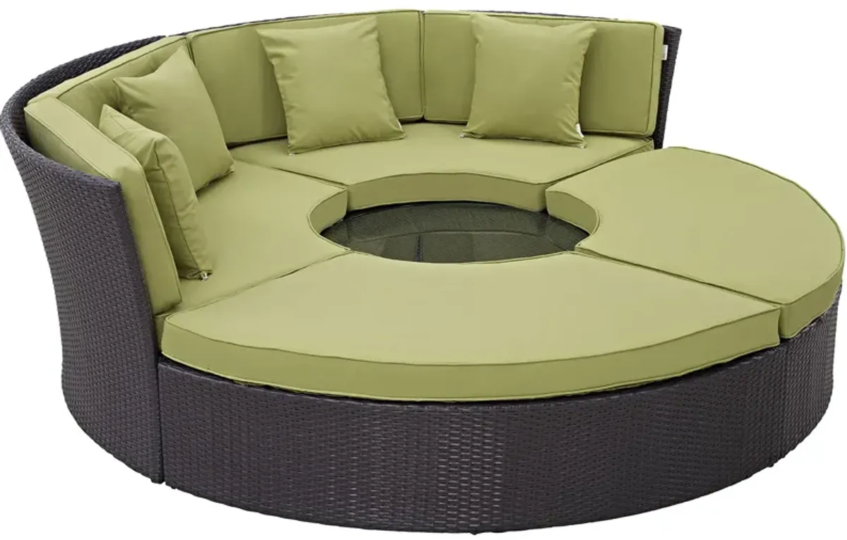 Convene Circular Outdoor Patio Daybed Set