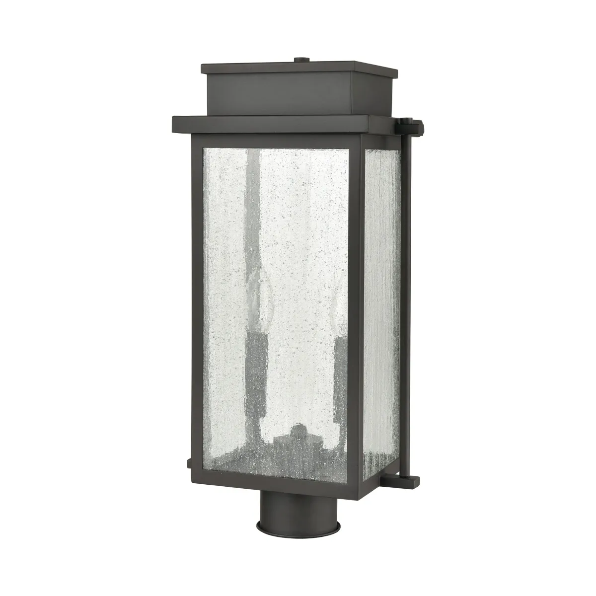 Braddock 19" High 2-Light Outdoor Post Light - Architectural Bronze