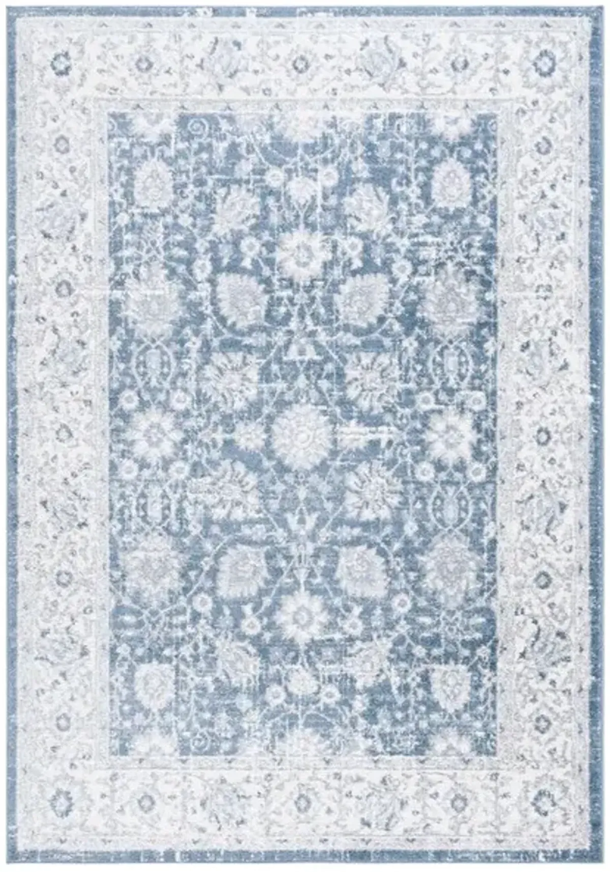 LAYLA 101 Blue  9' X 12' Large Rectangle Rug