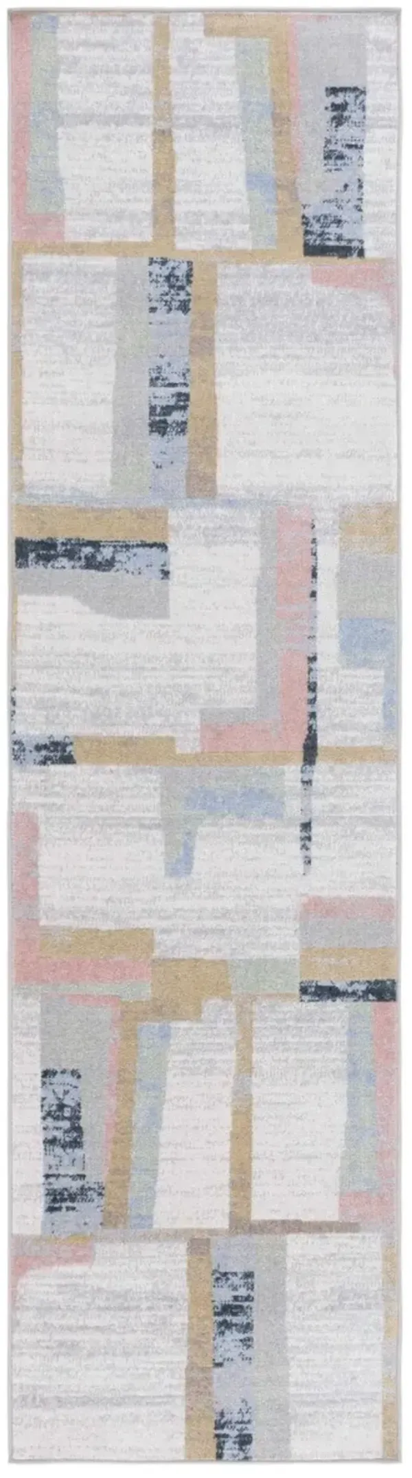 BAYSIDE 126 Multi 2'-2' X 8' Runner Rug