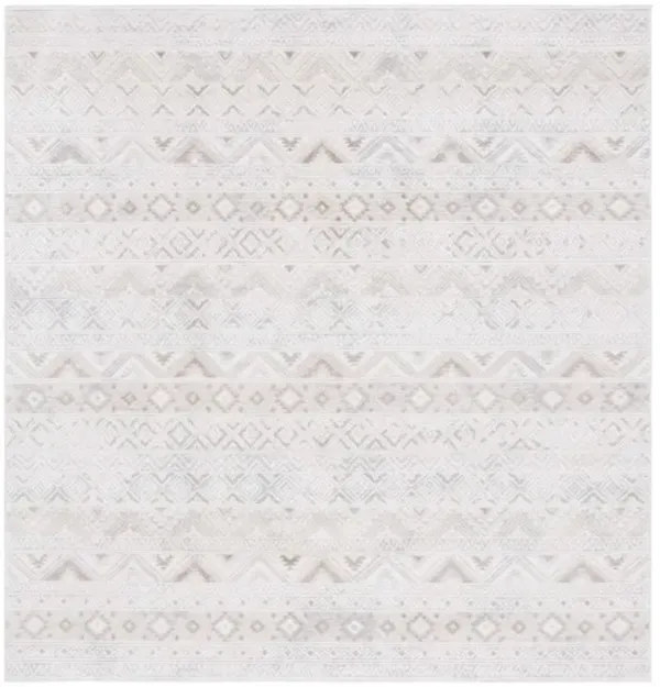 HANNA 100 Beige 6'-7' X 6'-7' Square Square Rug