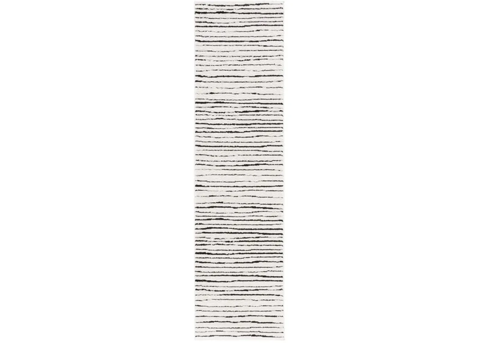 MELODY 118 Black 2'-2' X 8' Runner Rug